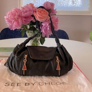 See By Chloe Black Shoulder Bag